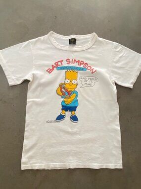 Vintage 80's Bart Simpson "Underachiever" T-shirt, child XL